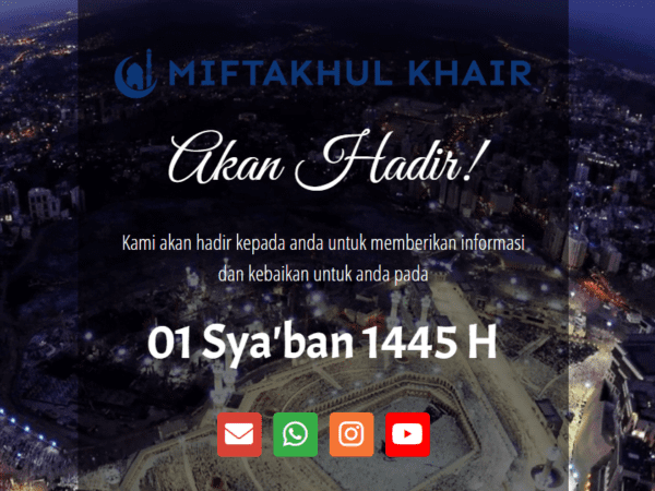 Website Masjid Miftakhul Khair Launching